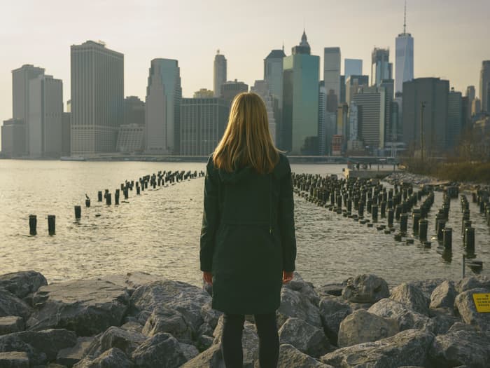 AI background removal example