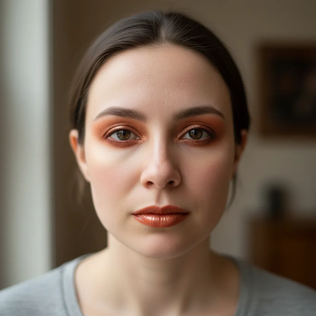 Different lipstick shades visualized with AI makeup after