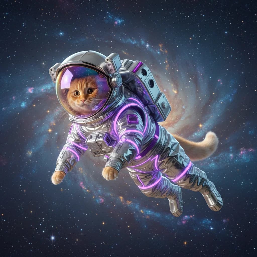 Dog dressed in an AI-generated Halloween costume