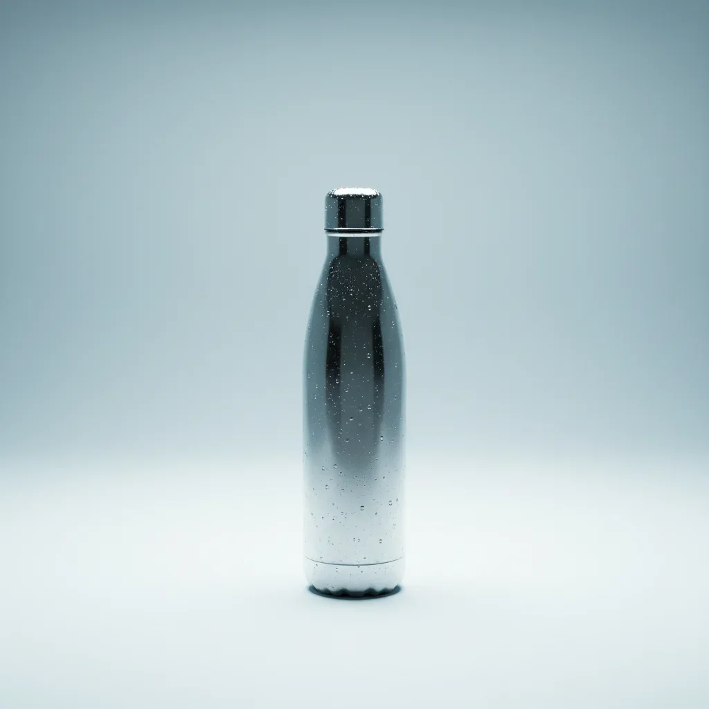 Product staged with AI-generated lighting and background